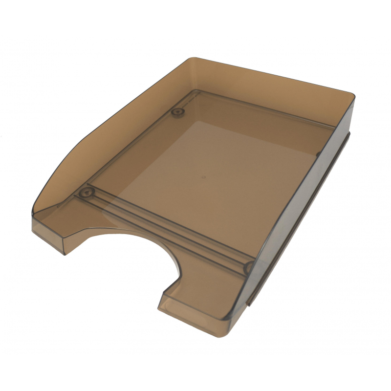 Лоток для бумаг Attache Line прозрачный тонированный 340х255х63мм. Лоток для бумаг Attache Line прозрачный тонированный 340х255х63мм.