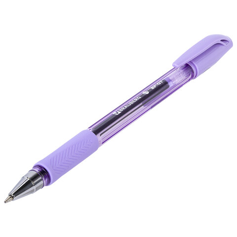 Ручка шариковая BRAUBERG BP-GT PASTEL, СИНЯЯ, корпус ассорти, пишущий узел 0,7