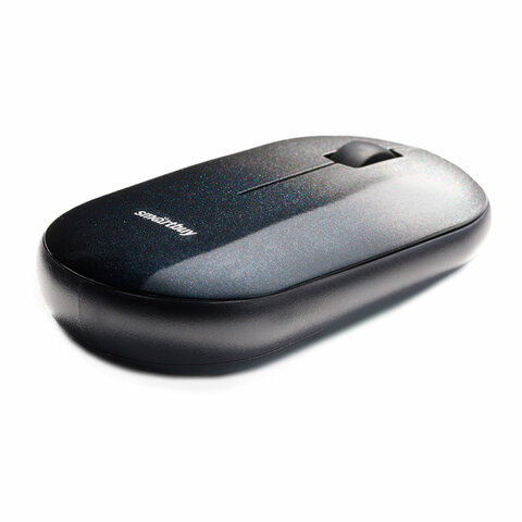 Мышь беспроводная бесшумная SMARTBUY 266AG-K, USB, 2 кнопки + 1 колесо,