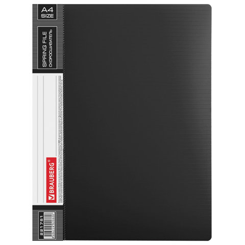 Папка с металлическим скоросшивателем и внутренним карманом BRAUBERG Папка с металлическим скоросшивателем и внутренним карманом BRAUBERG