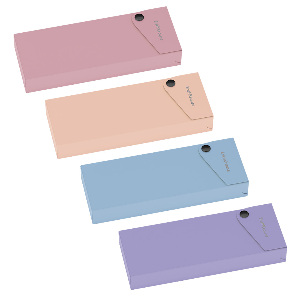 Пенал пластиковый ErichKrause Matt Manga, ассорти (в пакете по 4 штуки) Пенал пластиковый ErichKrause Matt Manga, ассорти (в пакете по 4 штуки)