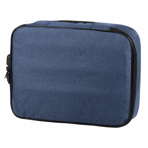 Папка-органайзер для документов с кодовым замком СИНИЙ ВОДОНЕПРОНИЦАЕМЫЙ А4, Папка-органайзер для документов с кодовым замком СИНИЙ ВОДОНЕПРОНИЦАЕМЫЙ А4,