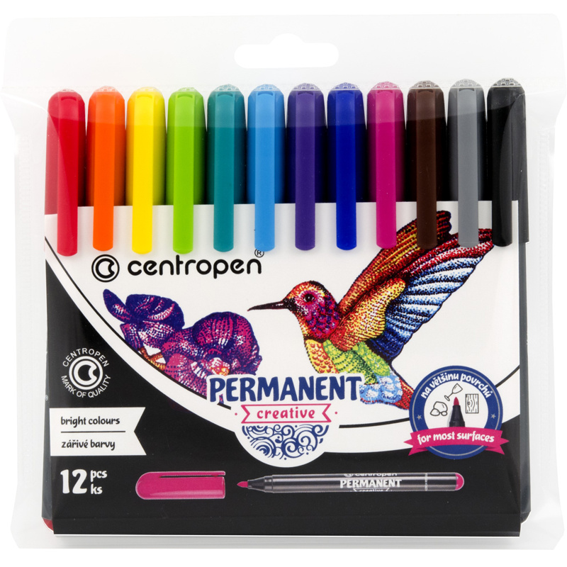 Набор маркеров для декорирования Centropen "Creative 2896" 12цв., Набор маркеров для декорирования Centropen "Creative 2896" 12цв.,