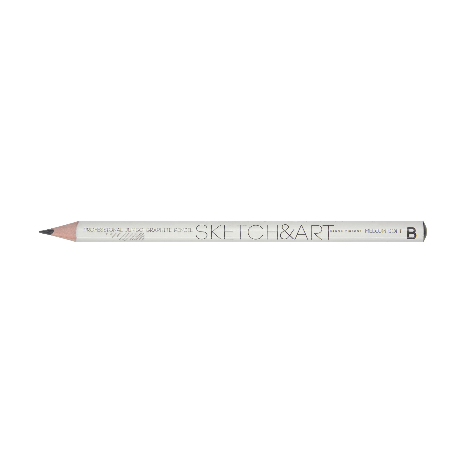 КАРАНДАШ ЧЕРНОГРАФИТОВЫЙ "Sketch&Art. Jumbo" В, 3,5 MM КАРАНДАШ ЧЕРНОГРАФИТОВЫЙ "Sketch&Art. Jumbo" В, 3,5 MM
