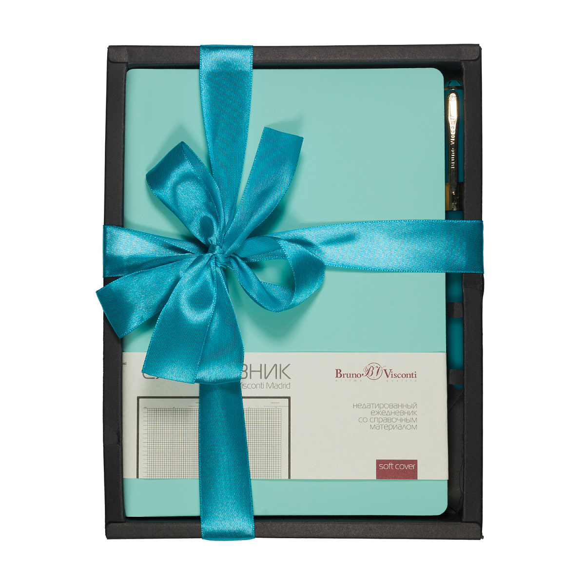 НАБОР ПОДАРОЧНЫЙ А5 "MADRID" (ЗЕФИРНЫЙ МЯТНЫЙ ЕЖЕДНЕВНИК И РУЧКА) НАБОР ПОДАРОЧНЫЙ А5 "MADRID" (ЗЕФИРНЫЙ МЯТНЫЙ ЕЖЕДНЕВНИК И РУЧКА)