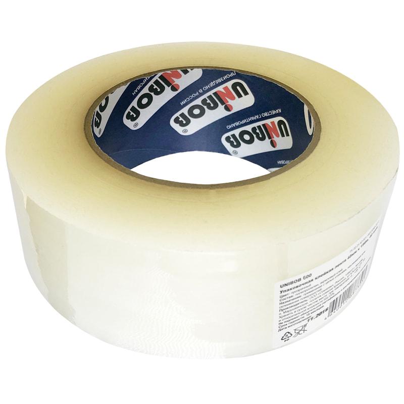 Клейкая лента упаковочная Unibob, 48мм*198м, 45мкм. 83412 Клейкая лента упаковочная Unibob, 48мм*198м, 45мкм. 83412