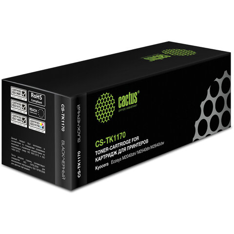 Тонер-картридж CACTUS (CS-TK1170) для KYOCERA M2040dn/M2540dn/M2640idw, ресурс Тонер-картридж CACTUS (CS-TK1170) для KYOCERA M2040dn/M2540dn/M2640idw, ресурс