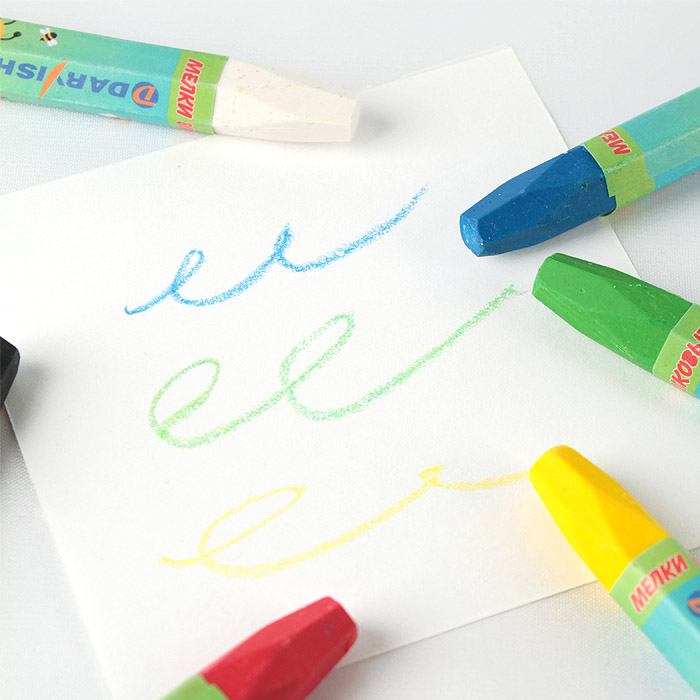 Мелки восковые 12цв. "Darvish" Мелки восковые 12цв. "Darvish"