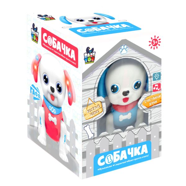 Игрушка развающая СОБАЧКА Bondibon, музыкальная Игрушка развающая СОБАЧКА Bondibon, музыкальная