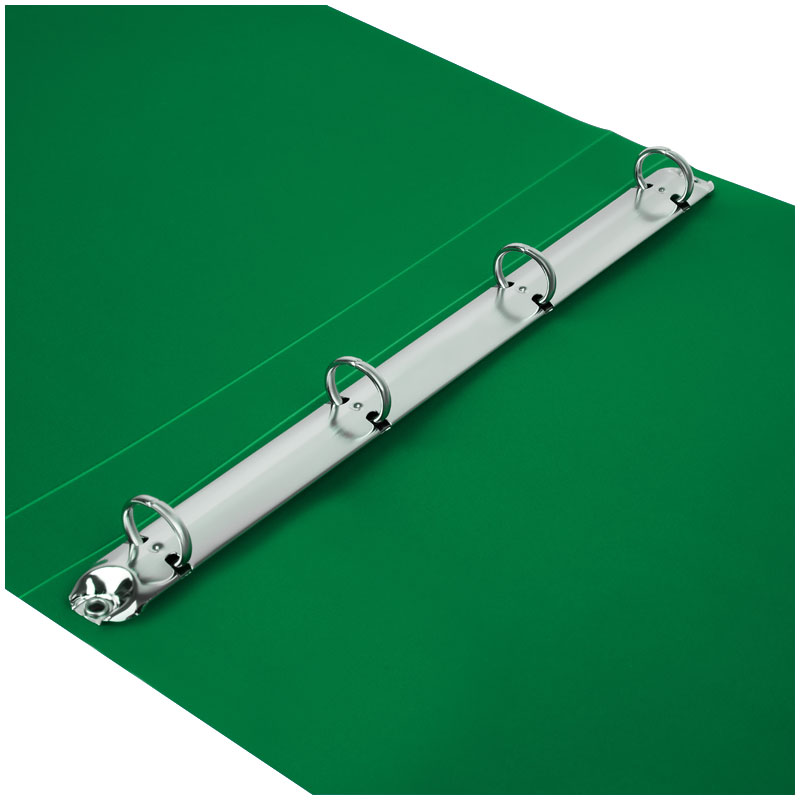 Папка на 4-х кольцах СТАММ, 25мм, 500мкм, зеленая Папка на 4-х кольцах СТАММ, 25мм, 500мкм, зеленая