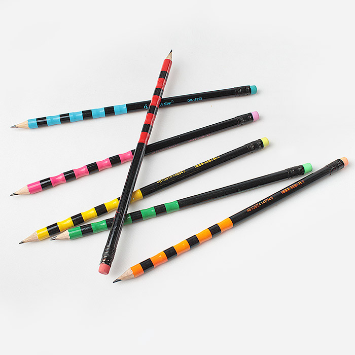Карандаш ч/г с ластиком "Darvish" 6шт в наборе