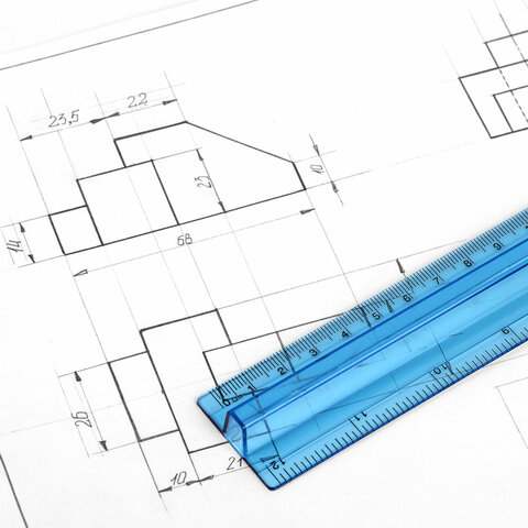 Линейка пластиковая 30 см, BRAUBERG, с держателем, прозрачная, неоновая, Линейка пластиковая 30 см, BRAUBERG, с держателем, прозрачная, неоновая,