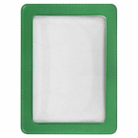 Обложка-карман для проездных документов, ПВХ, в цветной рамке, ассорти, 69х92