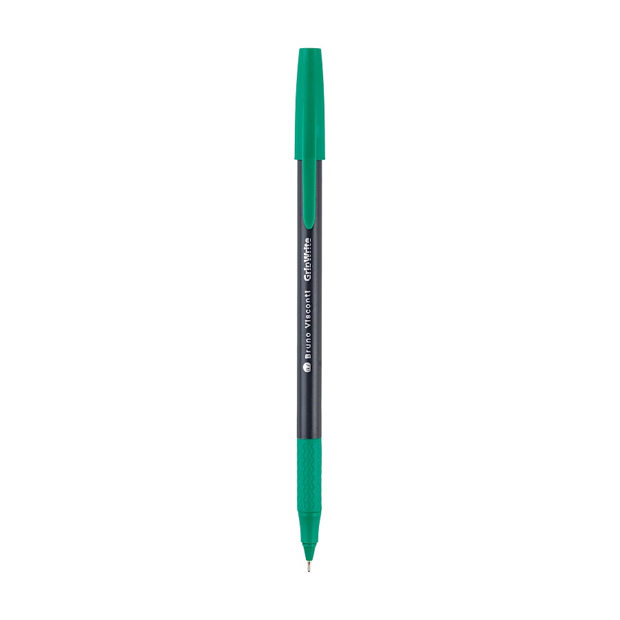 Ручка "GripWrite Grey" ШАРИКОВАЯ 0.7 мм, ЗЕЛЕНАЯ Ручка "GripWrite Grey" ШАРИКОВАЯ 0.7 мм, ЗЕЛЕНАЯ
