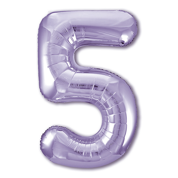 Фигура Цифра 5 Лаванда 40"/102см Фигура Цифра 5 Лаванда 40"/102см