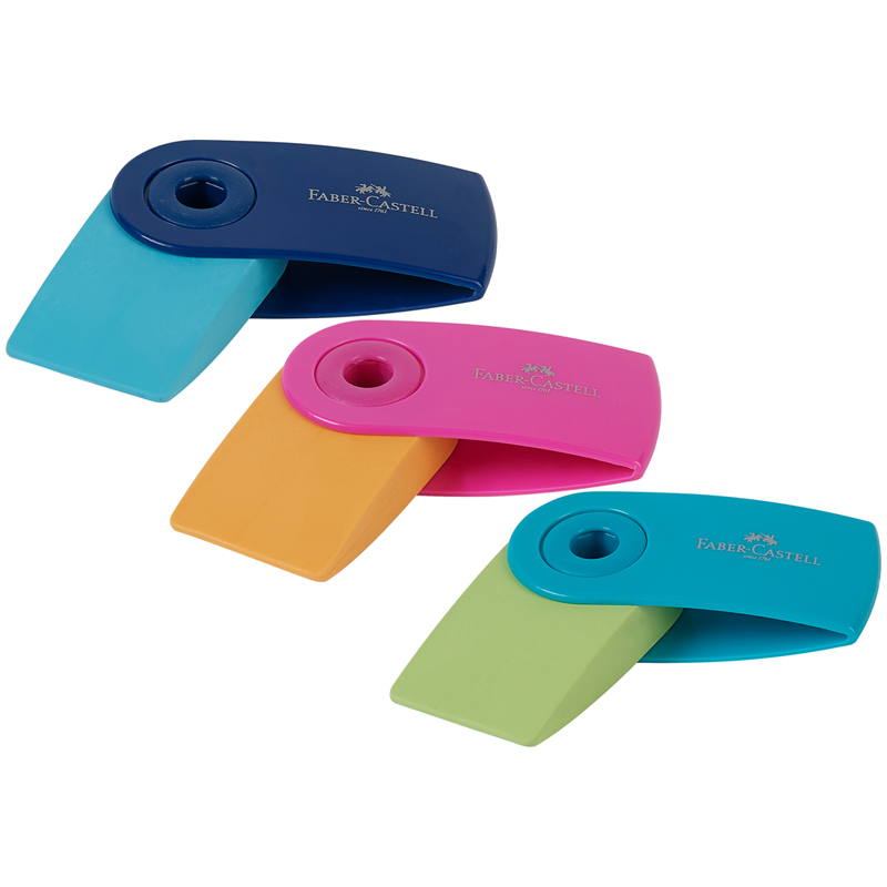 Ластик Faber-Castell "Sleeve Mini", прямоуг., 54*25*13мм, пласт Ластик Faber-Castell "Sleeve Mini", прямоуг., 54*25*13мм, пласт