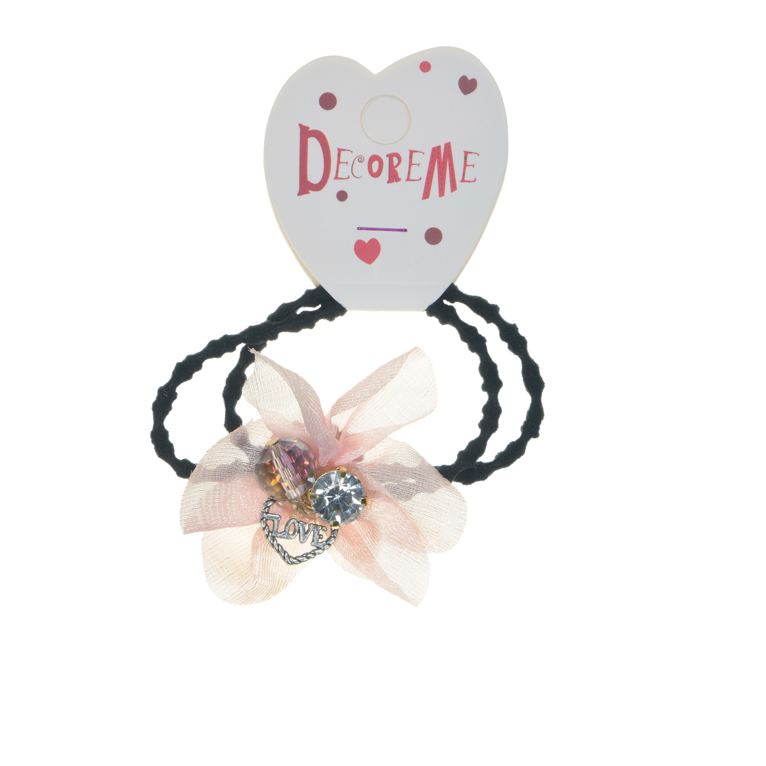 РЕЗИНКА ДЛЯ ВОЛОС "РОЗОВАЯ НЕЖНОСТЬ" 1 ШТ, 3 ЦВЕТА РЕЗИНКА ДЛЯ ВОЛОС "РОЗОВАЯ НЕЖНОСТЬ" 1 ШТ, 3 ЦВЕТА