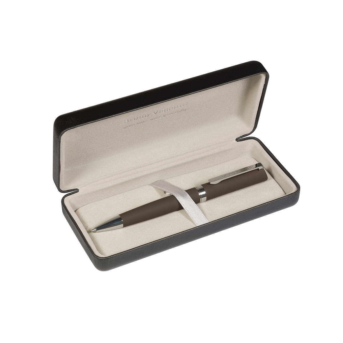 РУЧКА "MILANO" В ФУТЛЯРЕ PREMIUM ИЗ ЭКОКОЖИ, 1.0 ММ, СИНЯЯ (корпус