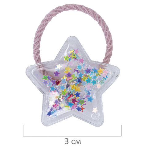 Резинки для волос НАБОР 6 шт., 0,3х14 см, с шармиками, разные цвета, MONTE VITA Резинки для волос НАБОР 6 шт., 0,3х14 см, с шармиками, разные цвета, MONTE VITA