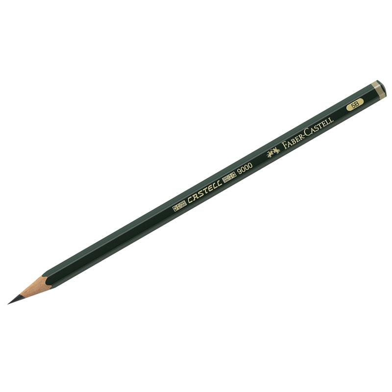 Карандаш ч/г Faber-Castell "Castell 9000" 5B, заточенный. 119005 Карандаш ч/г Faber-Castell "Castell 9000" 5B, заточенный. 119005