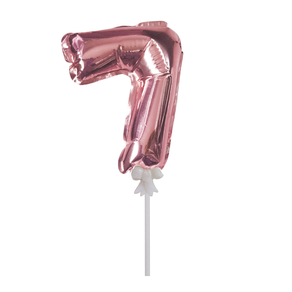 Шар самодув Цифра 7 Rose Gold 18 см шар фольгированный Шар самодув Цифра 7 Rose Gold 18 см шар фольгированный