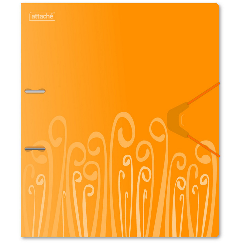 Папка на 2-ух кольцах Attache Fantasy , оранж штр. 4650000344190 Папка на 2-ух кольцах Attache Fantasy , оранж штр. 4650000344190