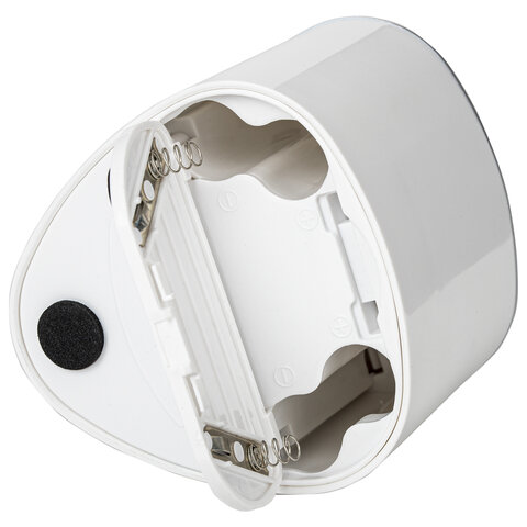 Точилка электрическая BRAUBERG DUAL (для 2 диаметров карандашей!), 4 батарейки