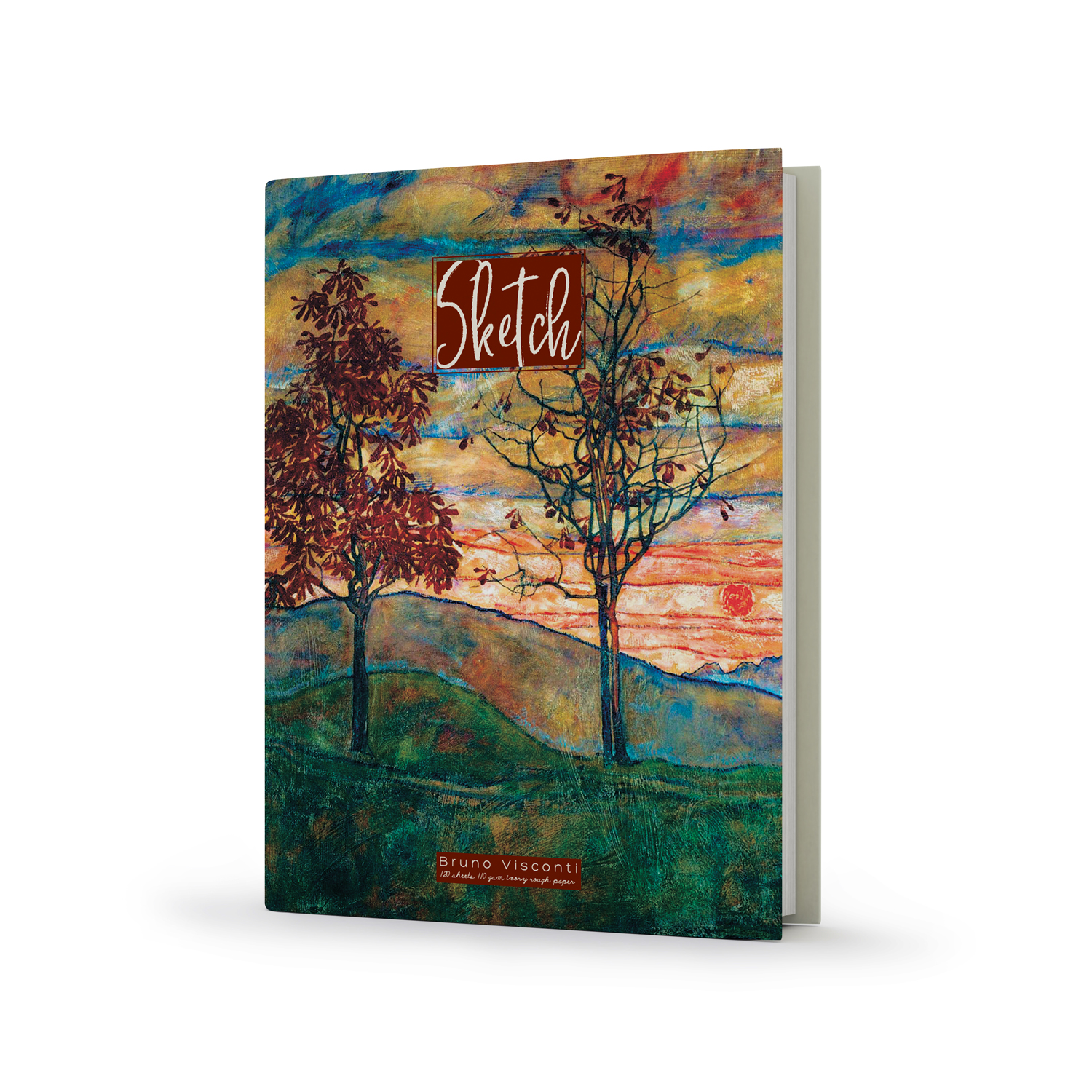 SKETCHBOOK BV, 184х257 мм,120Л, БЕЖЕВЫЙ 110 гр В МЯГКОМ ПЕРЕПЛЕТЕ, (3 ВИДА),