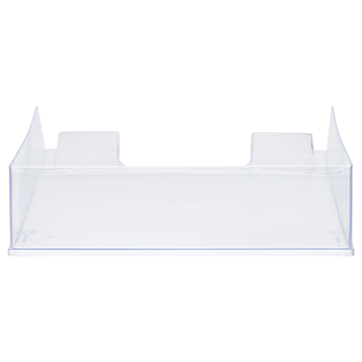 Лоток для бумаг горизонтальный СТАММ "Фаворит", прозрачный Лоток для бумаг горизонтальный СТАММ "Фаворит", прозрачный