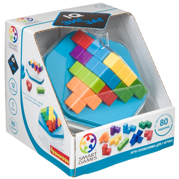Логическая игра Bondibon IQ-Зигзаг, арт. SG 414 RU Логическая игра Bondibon IQ-Зигзаг, арт. SG 414 RU