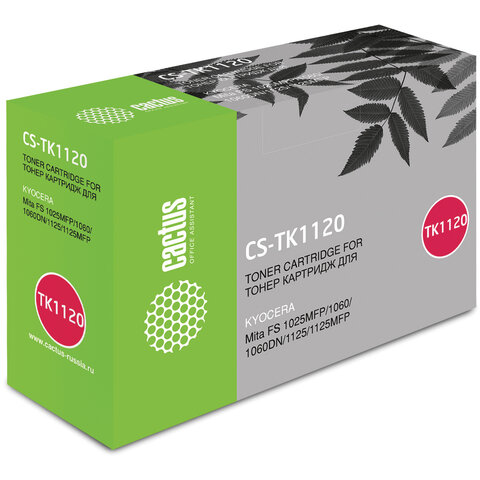 Тонер-картридж CACTUS (CS-TK1120) для KYOCERA FS-1060DN/1025MFP/1125MFP, ресурс