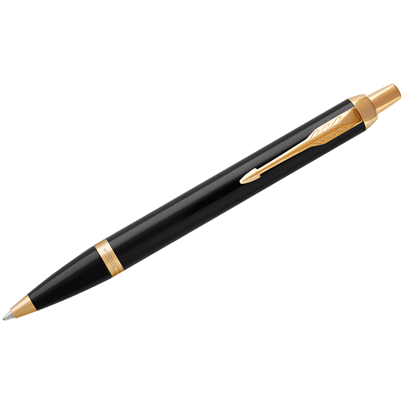 Ручка шариковая Parker "IM Black GT" синяя, 1,0мм, кнопочн., Ручка шариковая Parker "IM Black GT" синяя, 1,0мм, кнопочн.,