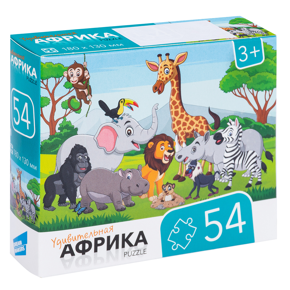 Пазлы 54 элемента "Африка 2" Пазлы 54 элемента "Африка 2"