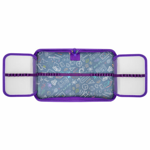 Пенал ПИФАГОР, 1 отделение, 2 откидные планки, полиэстер, 20х14 см, Пенал ПИФАГОР, 1 отделение, 2 откидные планки, полиэстер, 20х14 см,