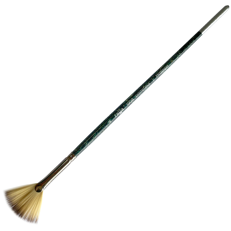 Кисть художественная синтетика Гамма "Модерн", веерная №4, короткая Кисть художественная синтетика Гамма "Модерн", веерная №4, короткая