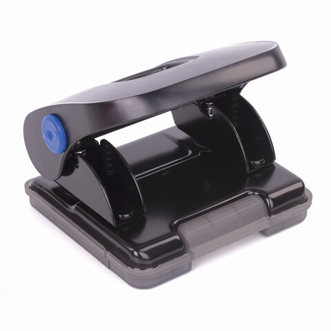 Дырокол металлический BRAUBERG "Super", до 30 листов, черный, 229092 Дырокол металлический BRAUBERG "Super", до 30 листов, черный, 229092