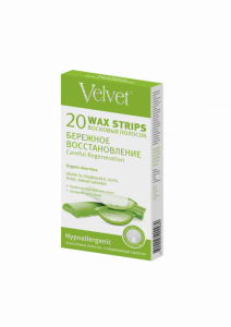 Velvet Восковые полоски для чувствительной кожи «Бережное восстановление» (20 Velvet Восковые полоски для чувствительной кожи «Бережное восстановление» (20