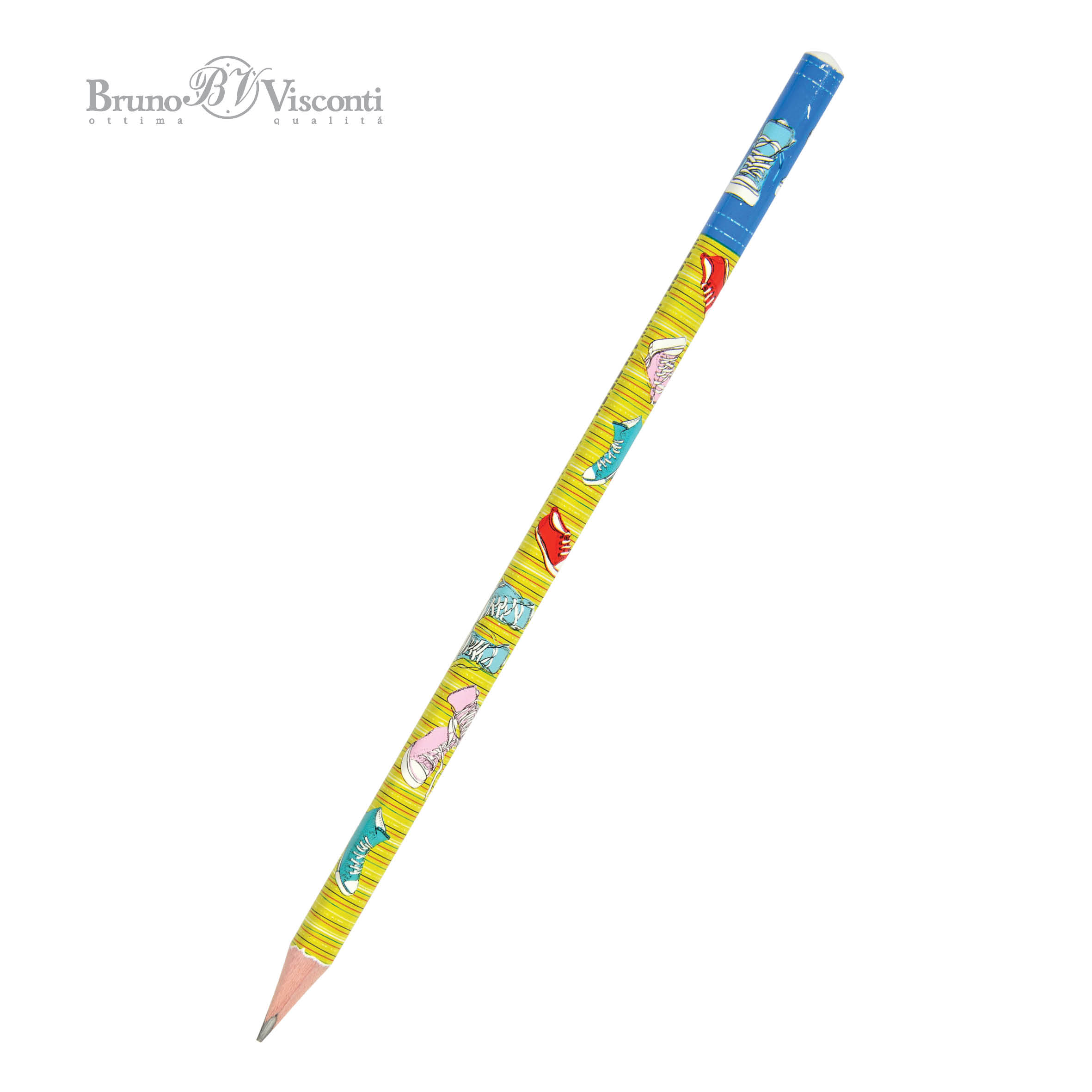 КАРАНДАШ ЧЕРНОГРАФИТОВЫЙ "HappyGraphix" КЕДЫ НВ КАРАНДАШ ЧЕРНОГРАФИТОВЫЙ "HappyGraphix" КЕДЫ НВ