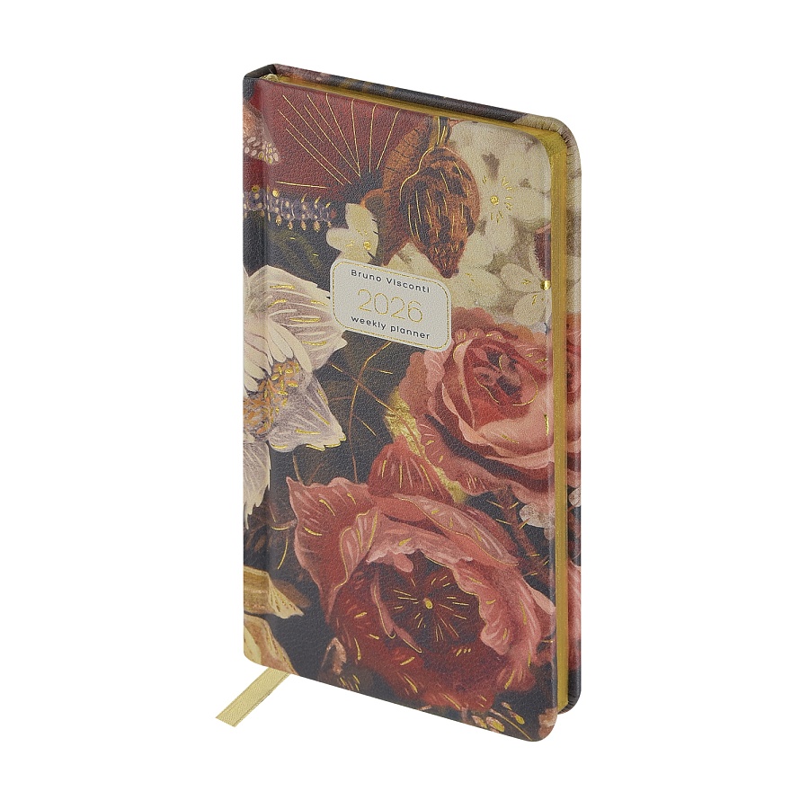 ЕЖЕНЕДЕЛЬНИК А6 ДАТИРОВАННЫЙ "FLORA. Lush Bouquet" 2026 ЕЖЕНЕДЕЛЬНИК А6 ДАТИРОВАННЫЙ "FLORA. Lush Bouquet" 2026