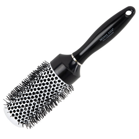 Расческа для укладки волос термобрашинг 24,5х6х4,5 см, круглая, продувная,