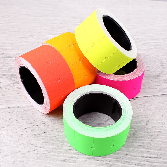 Ценник 20*10мм "Darvish" для этикет пистолета цветной Ценник 20*10мм "Darvish" для этикет пистолета цветной