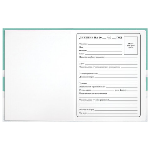 Дневник 1-4 класс 48 л., гибкая обложка, ЮНЛАНДИЯ, выборочный лак, с подсказом,