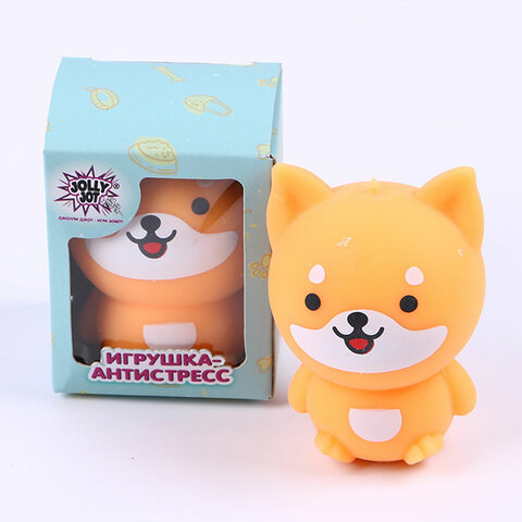 Игрушка-антистресс "ВЕСЁЛЫЙ ПЁСИК", 5х8 см, дисплей, JOLLY JOT (ДЖОЛЛИ