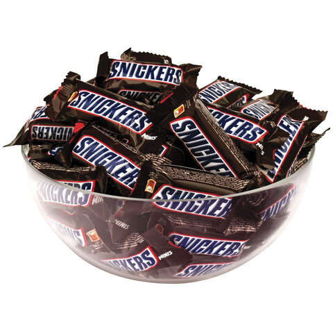 Конфеты шоколадные SNICKERS minis, весовые, 1 кг, картонная упаковка, 57236 Конфеты шоколадные SNICKERS minis, весовые, 1 кг, картонная упаковка, 57236