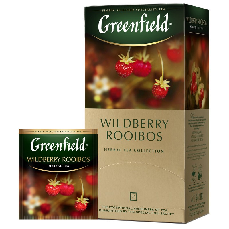 Чай Greenfield Wildberry Rooibos трав, 25пак Чай Greenfield Wildberry Rooibos трав, 25пак