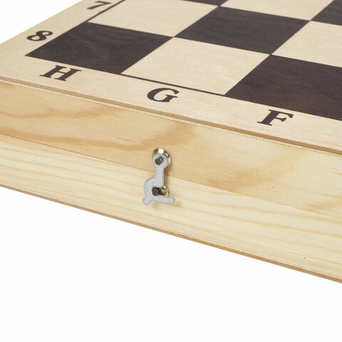 Шахматы турнирные, деревянные, лакированные, глянцевые, доска 40*40 см, ЗОЛОТАЯ