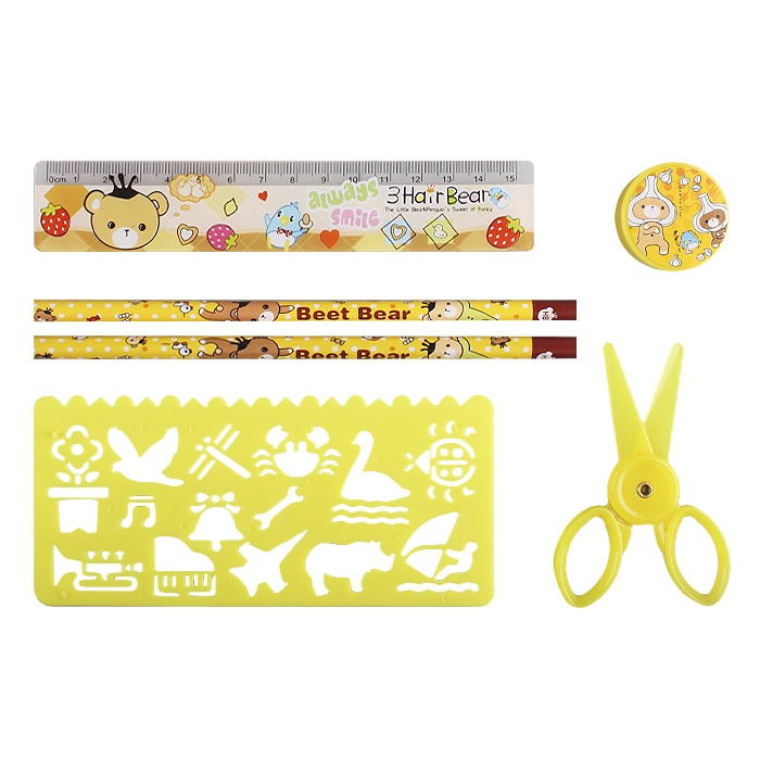 Набор настольный детский 7пр "Darvish"(подставка, точилка, 2 ч/гр Набор настольный детский 7пр "Darvish"(подставка, точилка, 2 ч/гр