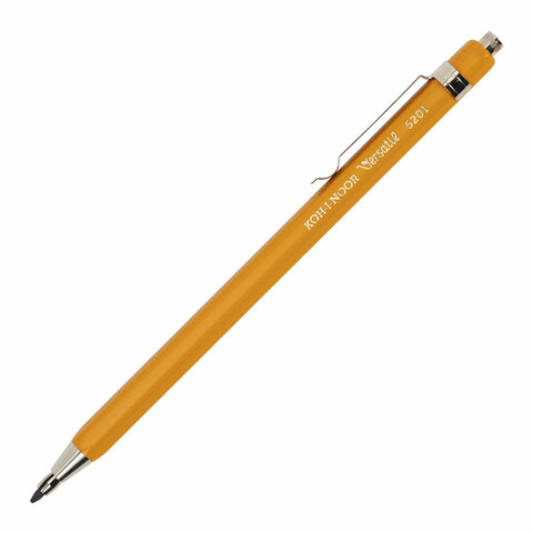 Карандаш механический KOH-I-NOOR, корпус желтый, цанговый, точилка, 2 мм, Карандаш механический KOH-I-NOOR, корпус желтый, цанговый, точилка, 2 мм,