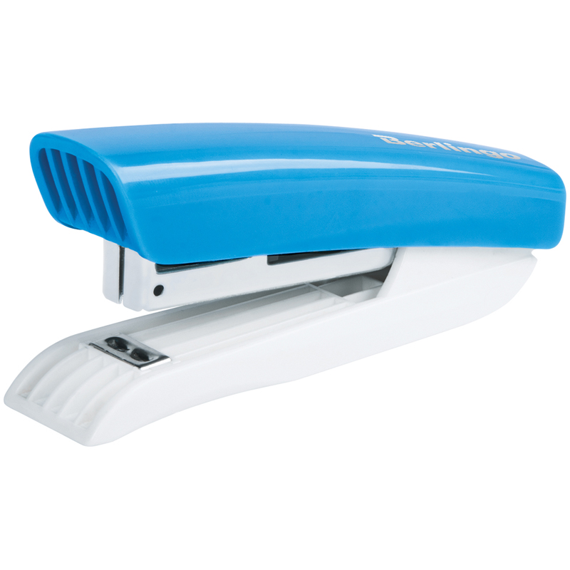 Степлер №10 Berlingo "Blitz" до 10л., пластиковый корпус, голубой Степлер №10 Berlingo "Blitz" до 10л., пластиковый корпус, голубой