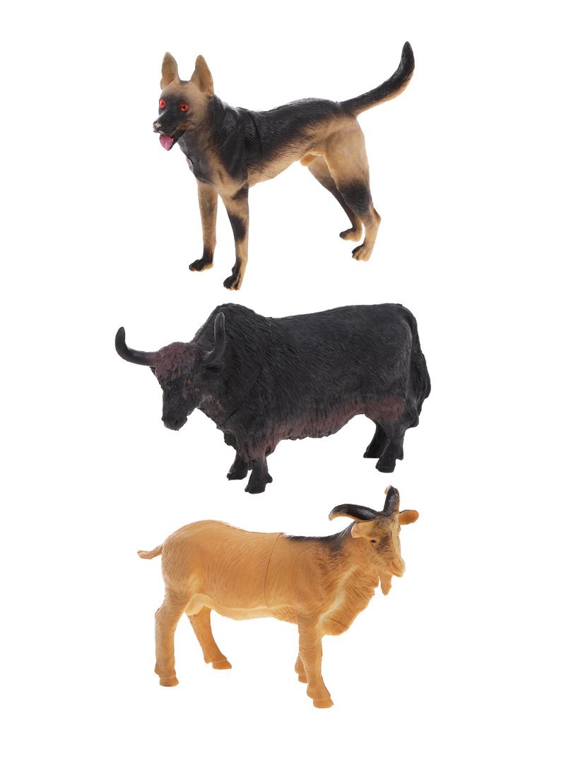 Набор животных, 3 предмета Набор животных, 3 предмета